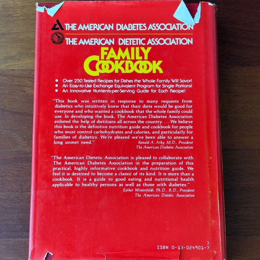 The American Dietetic Association Family Hardcover Cookbook